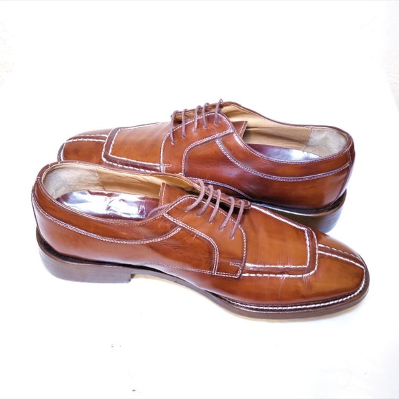 Cole Haan Split Toe Leather Shoe 9.5 M Brown main image 5